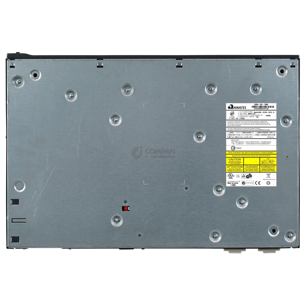 CISCO CATALYST 3750 24-PORT GIGABIT ETHERNET 2-PORT 1GB SFP STACKABLE SWITCH